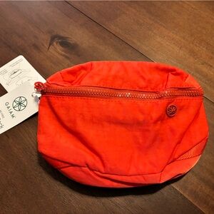 Ganni Bright Red Zip Pouch